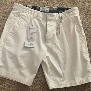 Mens white dress shorts